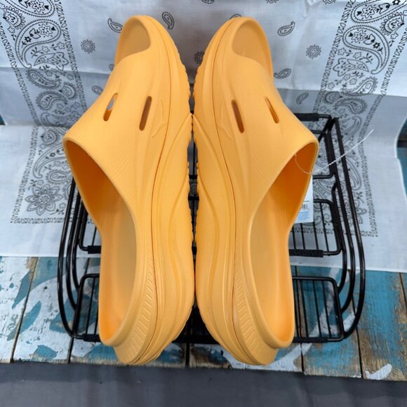 NEW Hoka Ora Recovery Slide 3 Men’s Size 12 Sherbet/Orange Sandals - Picture 4 of 8